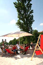 Kulturstrand an der Isar (Foto: Marikka-Laila Maisel) 
